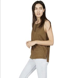 Everlane Copper the Linen Sleeveless Top Medium
